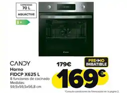 Carrefour CANDY Horno FIDCP X625 L oferta