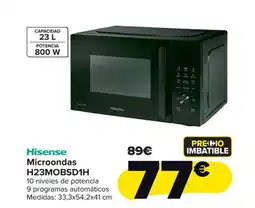 Carrefour HISENSE Microondas H23MOBSD1H oferta