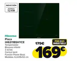 Carrefour HISENSE Placa HI6311BSHYCE oferta