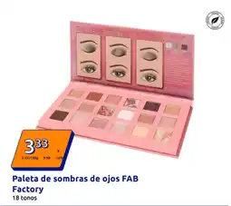 Action Paleta de sombras de ojos FAB Factory oferta