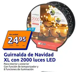 Action Guirnalda de Navidad XL con 2000 luces LED oferta