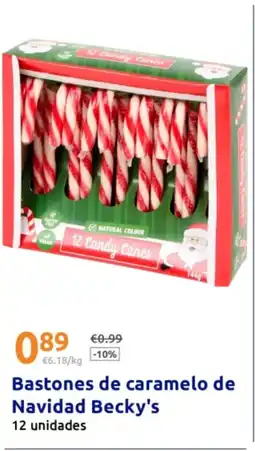 Action BECKY'S Bastones de caramelo de Navidad oferta