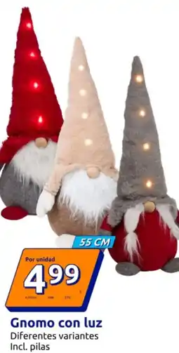 Action Gnomo con luz oferta