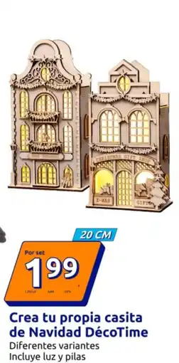 Action Crea tu propia casita de Navidad DécoTime oferta