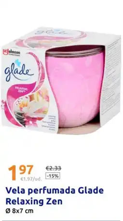 Action Vela perfumada Glade Relaxing Zen oferta