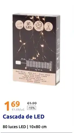 Action Cascada de LED oferta