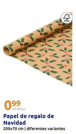 Action Papel de regalo de Navidad oferta