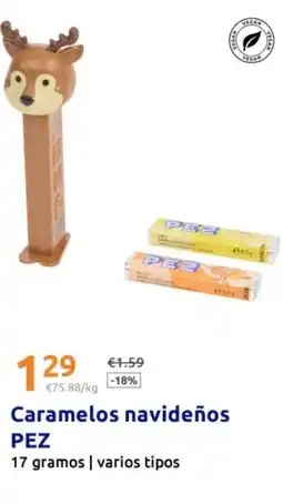 Action Caramelos navideños PEZ oferta