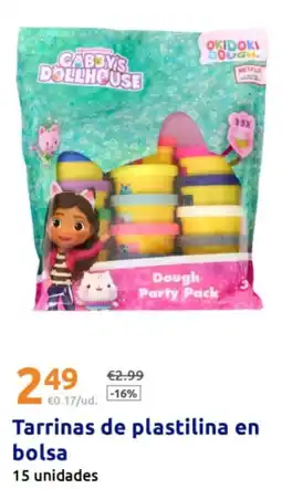 Action Tarrinas de plastilina en bolsa oferta