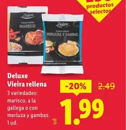 Lidl DELUXE Vieira rellena oferta