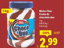 Lidl MISTER CHOC Crema de chocolate duo oferta