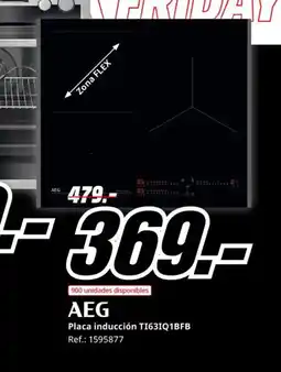 MediaMarkt AEG Placa inducción TI63IQ1BFB oferta