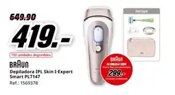 MediaMarkt BRAUN Depiladora IPL Skin I-Expert Smart PL7147 oferta