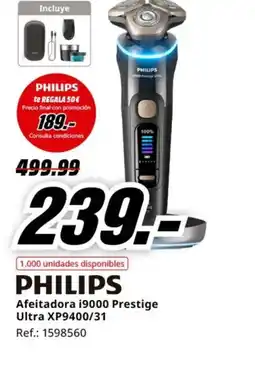 MediaMarkt PHILIPS Afeitadora i9000 Prestige Ultra XP9400/31 oferta