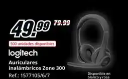 MediaMarkt LOGITECH Auriculares inalámbricos Zone 300 oferta