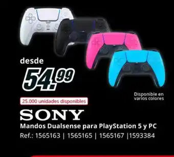 SONY Mandos Dualsense para PlayStation 5 y PC