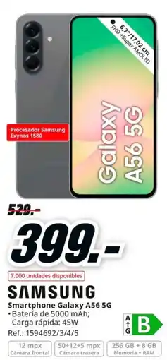 MediaMarkt SAMSUNG Smartphone Galaxy A56 5G oferta