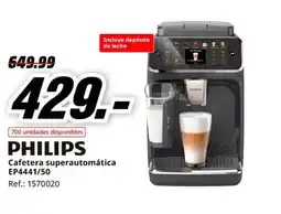 MediaMarkt PHILIPS Cafetera superautomática oferta