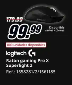 MediaMarkt LOGITECH Ratón gaming Pro X Superlight 2 oferta