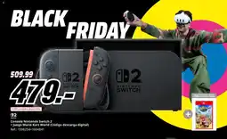 MediaMarkt NINTENDO SWITCH Consola Nintendo Switch 2 + Juego Mario Kart World (Código descarga digital) oferta