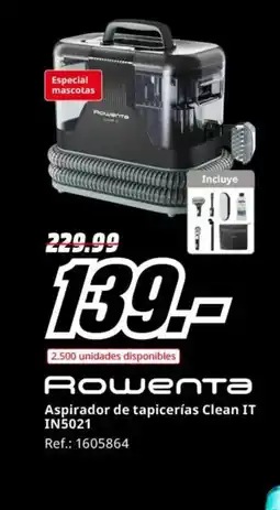 MediaMarkt ROWENTA Aspirador de tapicerías Clean IT IN5021 oferta