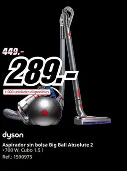 MediaMarkt DYSON Aspirador sin bolsa Big Ball Absolute 2 oferta