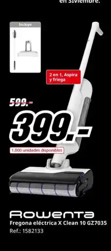 MediaMarkt ROWENTA Fregona eléctrica X Clean 10 GZ7035 oferta