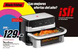 MediaMarkt MOULINEX Freidora de aire Dual Easy Fry Flex EZ922D oferta