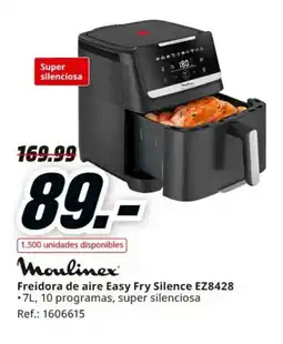 MediaMarkt MOULINEX Freidora de aire Easy Fry Silence EZ8428 oferta