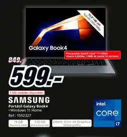 MediaMarkt SAMSUNG Portátil Galaxy Book4 oferta