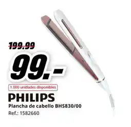 MediaMarkt PHILIPS Plancha de cabello BHS830/00 oferta