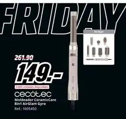 MediaMarkt CECOTEC Moldeador CeramicCare 8in1 AirGlam Gyro oferta