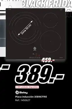 MediaMarkt BALAY Placa inducción 3EB967FRE oferta