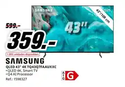 MediaMarkt SAMSUNG QLED 43" 4K TQ43Q7FAAUXXC oferta