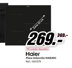 MediaMarkt HAIER Placa inducción HAI63DC oferta