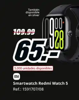 MediaMarkt Smartwatch Redmi Watch 5 oferta