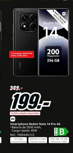 MediaMarkt Smartphone Redmi Note 14 Pro 4G oferta