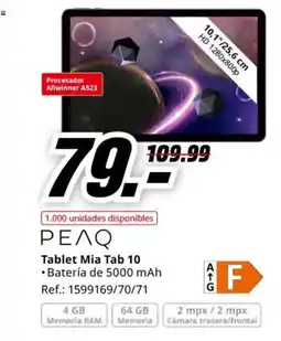 MediaMarkt Tablet Mia Tab 10 oferta