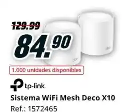MediaMarkt TP-LINK Sistema WiFi Mesh Deco X10 oferta