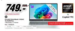 MediaMarkt HP Portátil OmniBook 3 NGAI 15-fn0001ns oferta