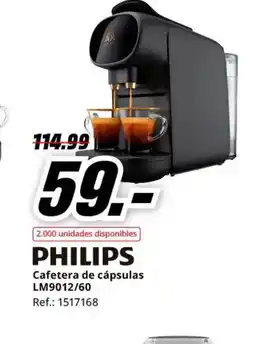MediaMarkt PHILIPS Cafetera de cápsulas LM9012/60 oferta