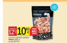 Consum WOFCO Cola de gambón pelado oferta