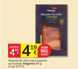 Consum ANGOMAR Mojama de atún extra superior en lonchas oferta