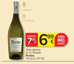 Consum PROTOS Vino blanco D. O. Rueda oferta