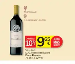 Consum FINCA RESALSO Vino tinto D. O. Ribera del Duero oferta