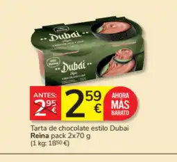 Consum REINA Tarta de chocolate estilo Dubai oferta