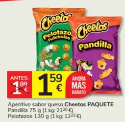 Consum CHEETOS Aperitivo sabor queso Pandilla oferta
