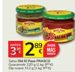 Consum OLD EL PASO Salsa Guacamole oferta