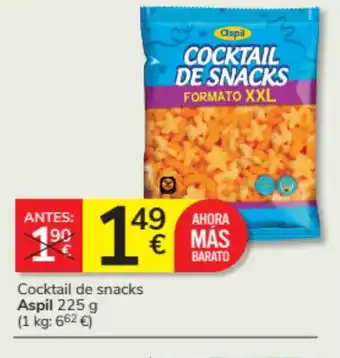 Consum ASPIL Cocktail de snacks oferta