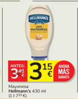 Consum HELLMANN'S Mayonesa oferta